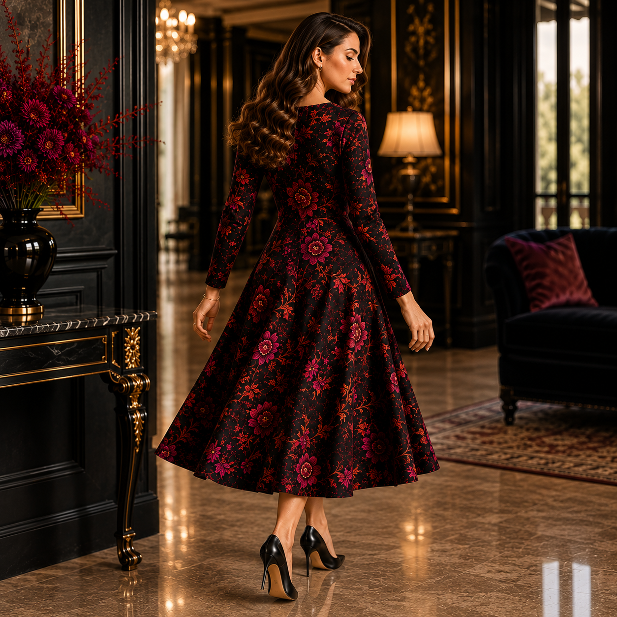 Le Jardin Nocturne Dress | Maison BLG Silhouette – Editorial Lifestyle