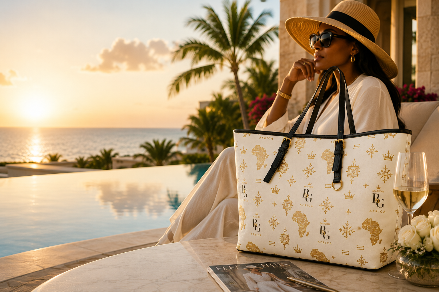 Maison BLG Africa Grand Cabas Tote – Editorial Lifestyle