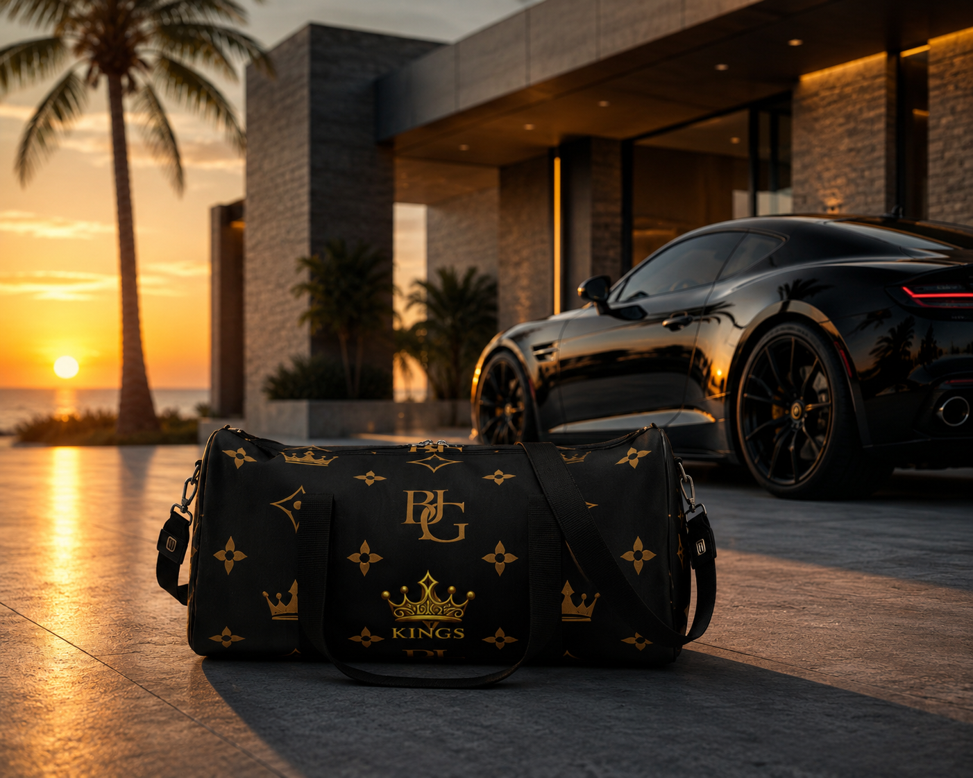 BLG Noir Royal Duffel Bag | Kings Signature  – Product Image