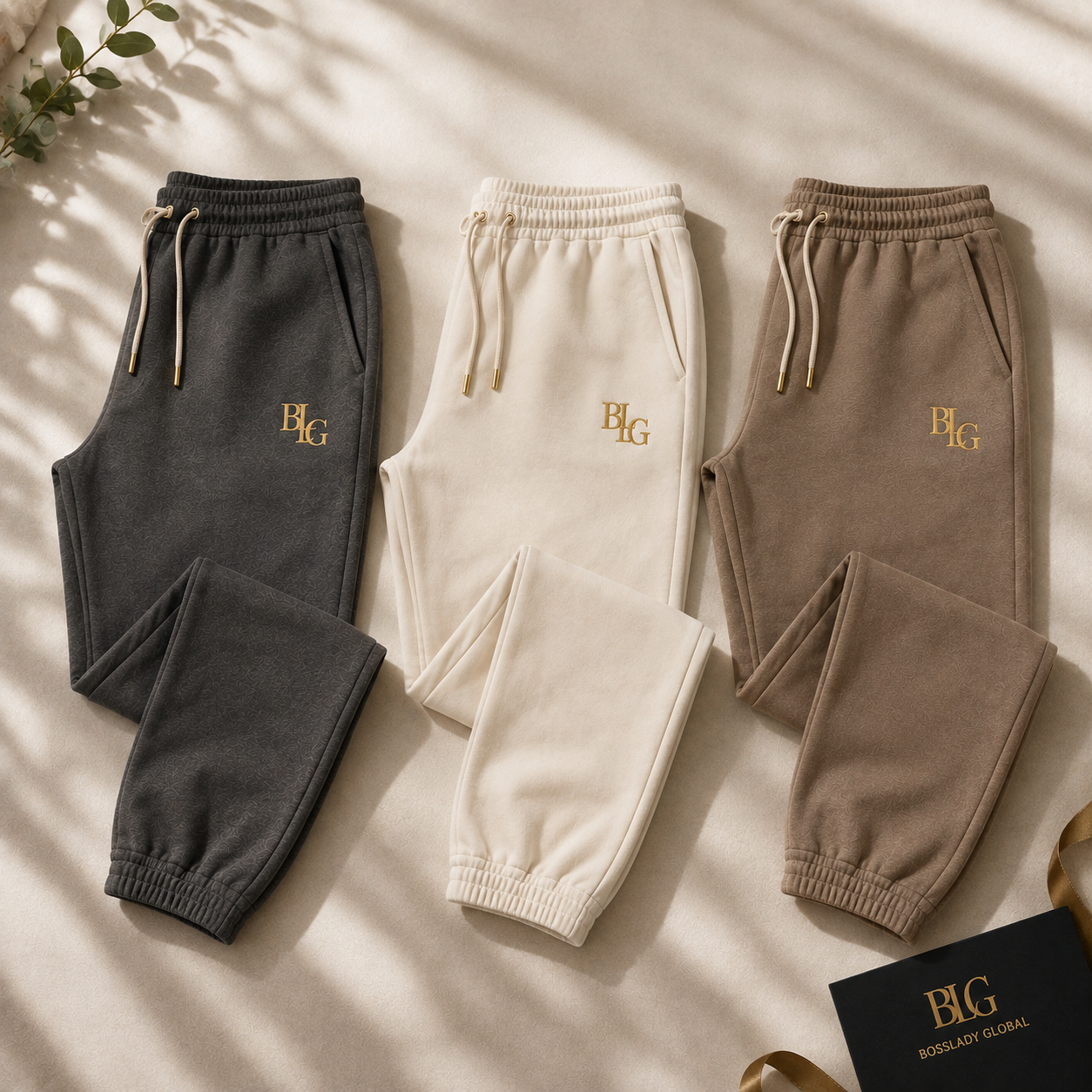 Le Repos BLG Sweatpants l Maison BLG Silhouette – Front View
