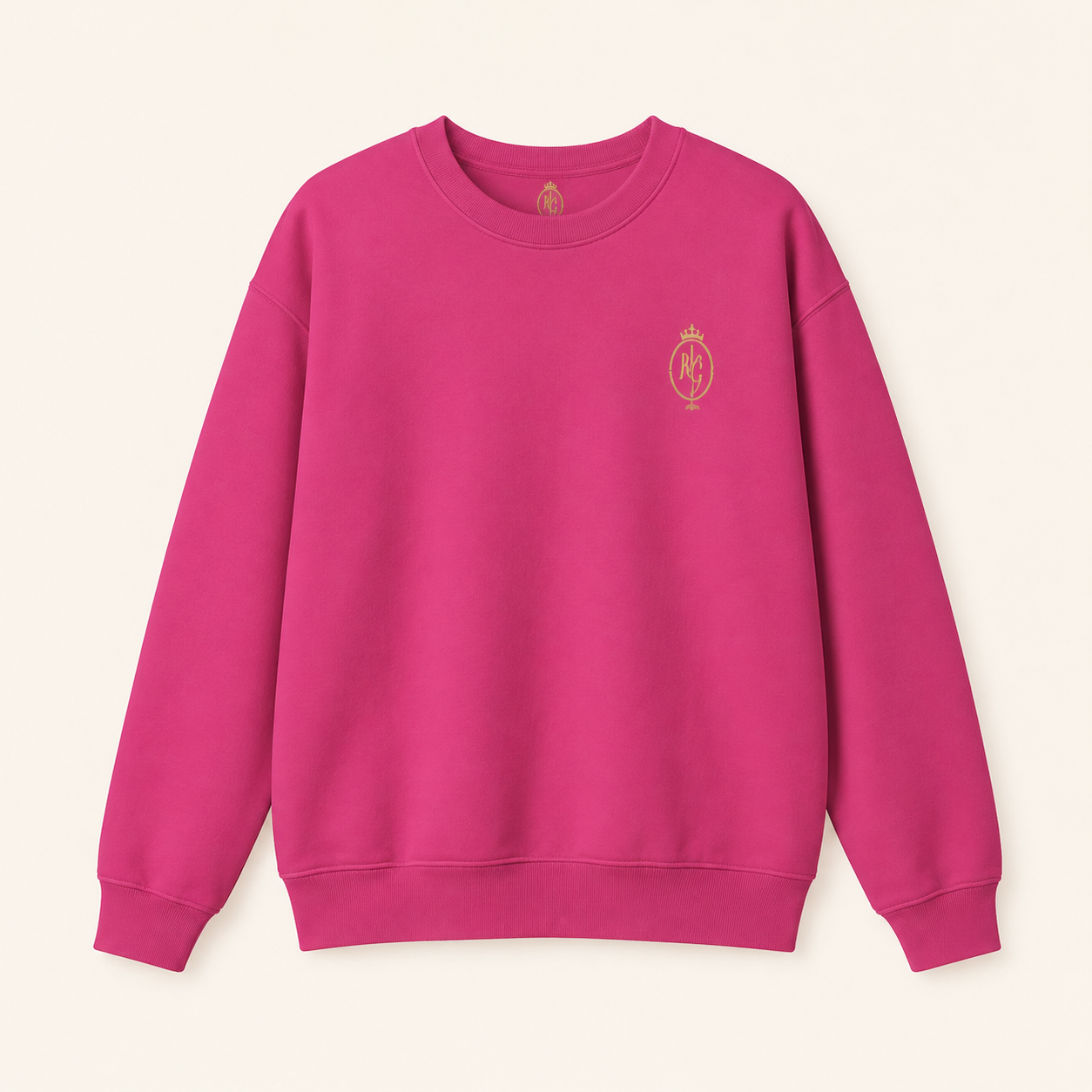 BLG Shiloutte Signature Crown sweatshirt – Front View