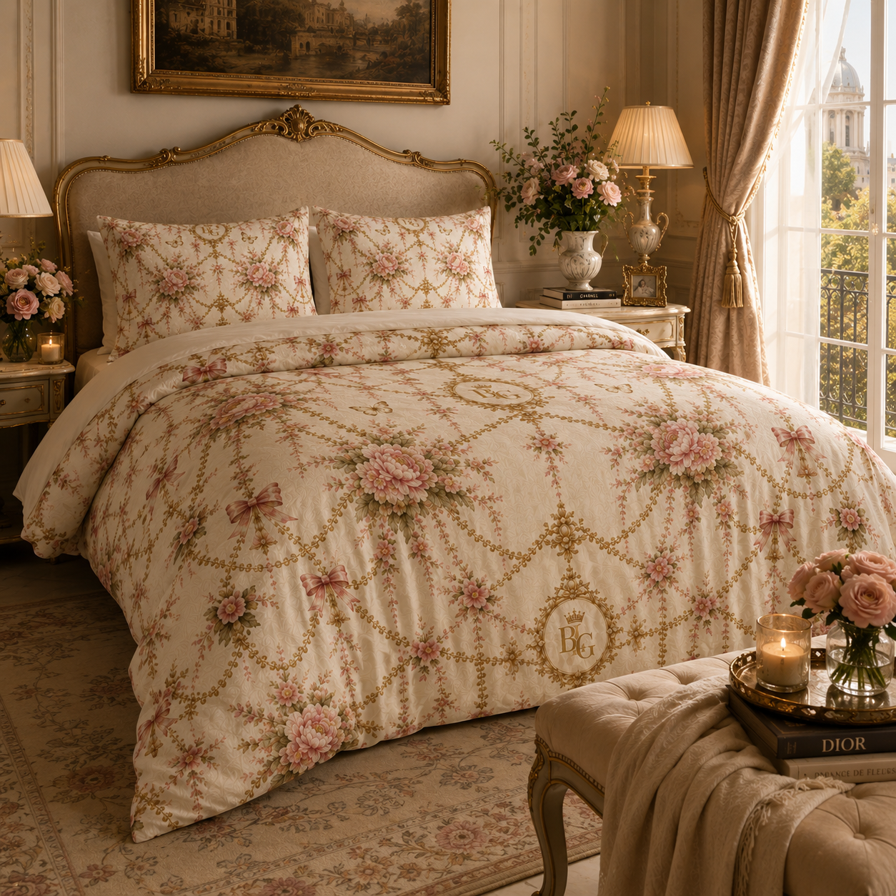 Le Jardin Impérial Cotton Bed Set – Product Image