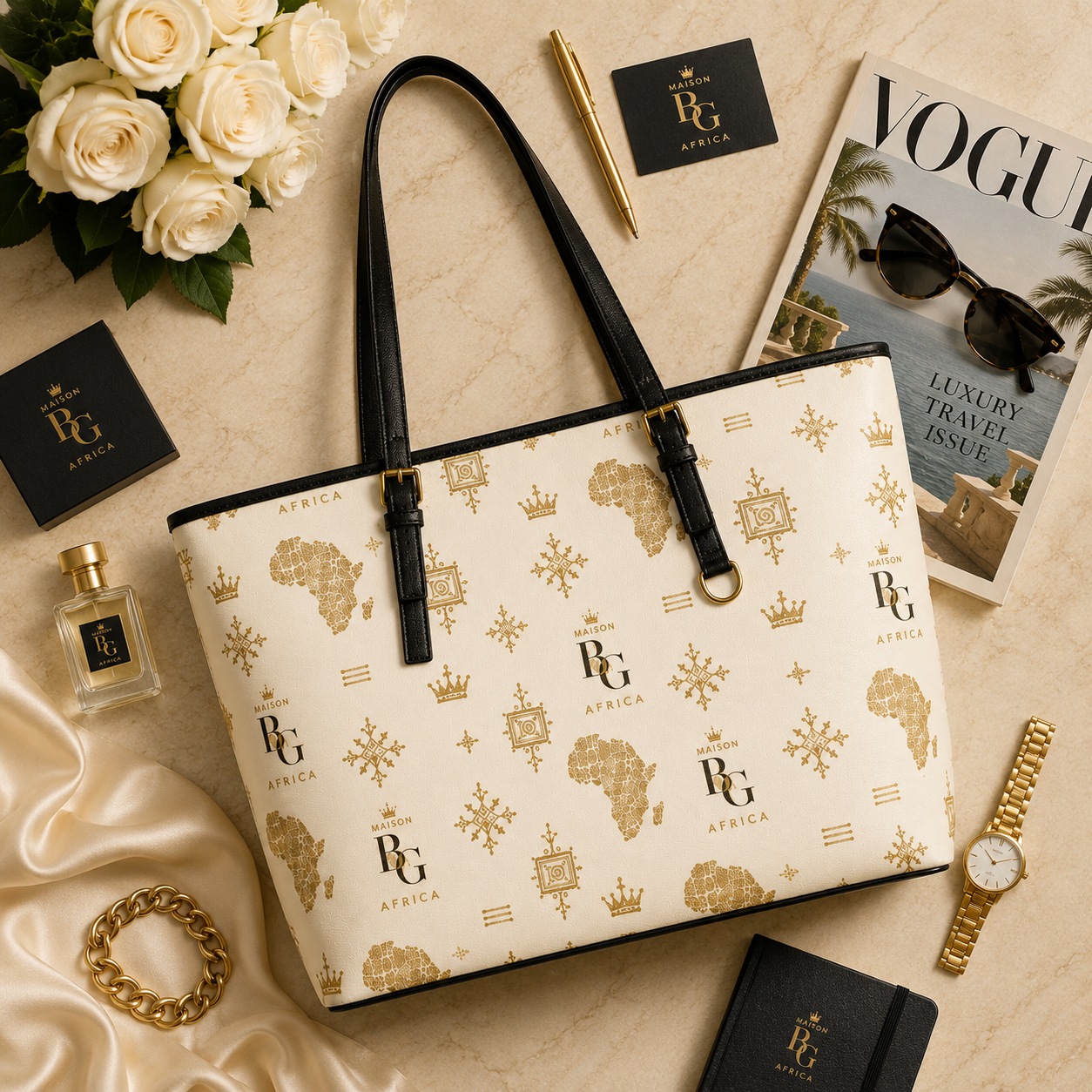 Maison BLG Africa Grand Cabas Tote