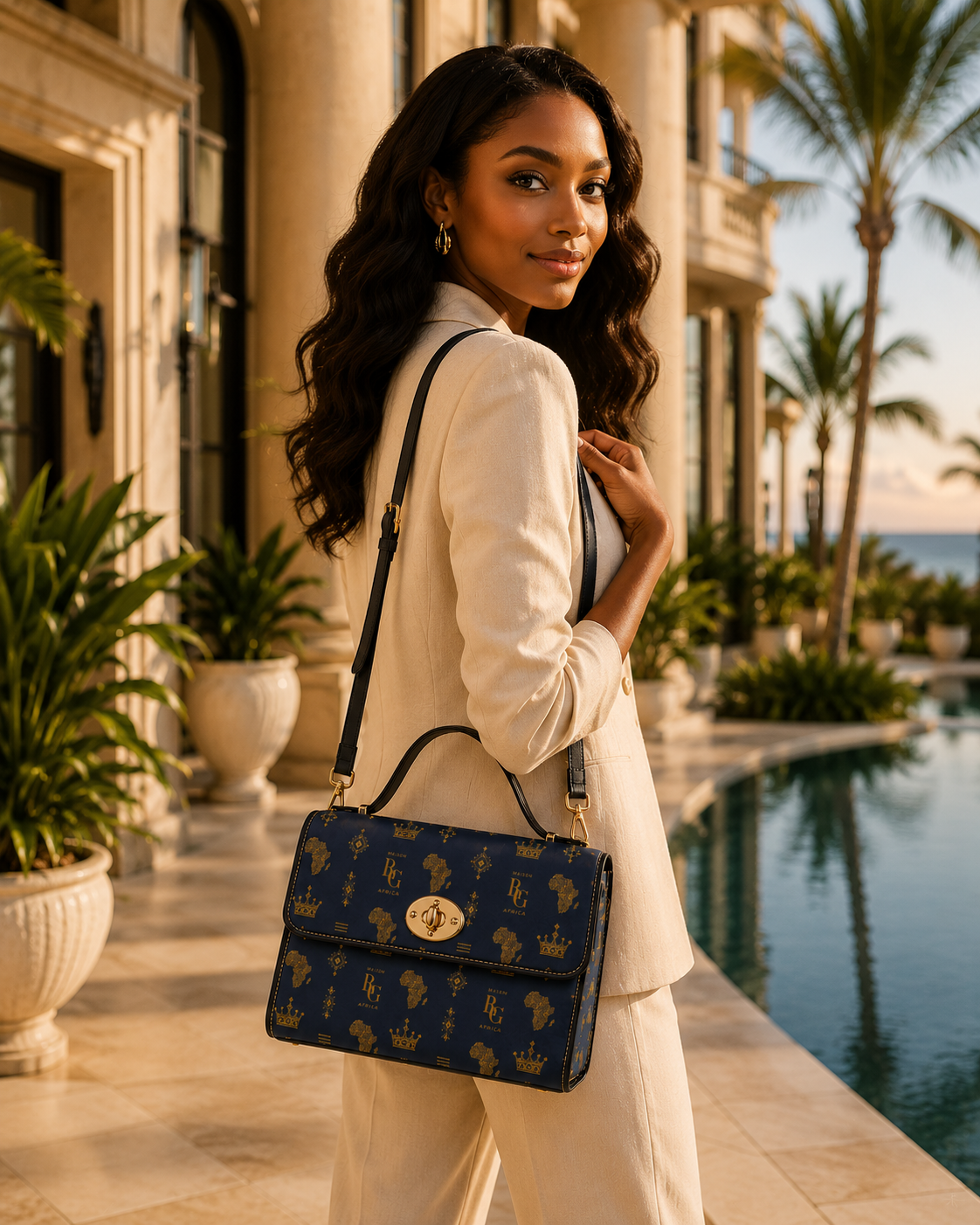 Maison BLG Africa Héritage Satchel 