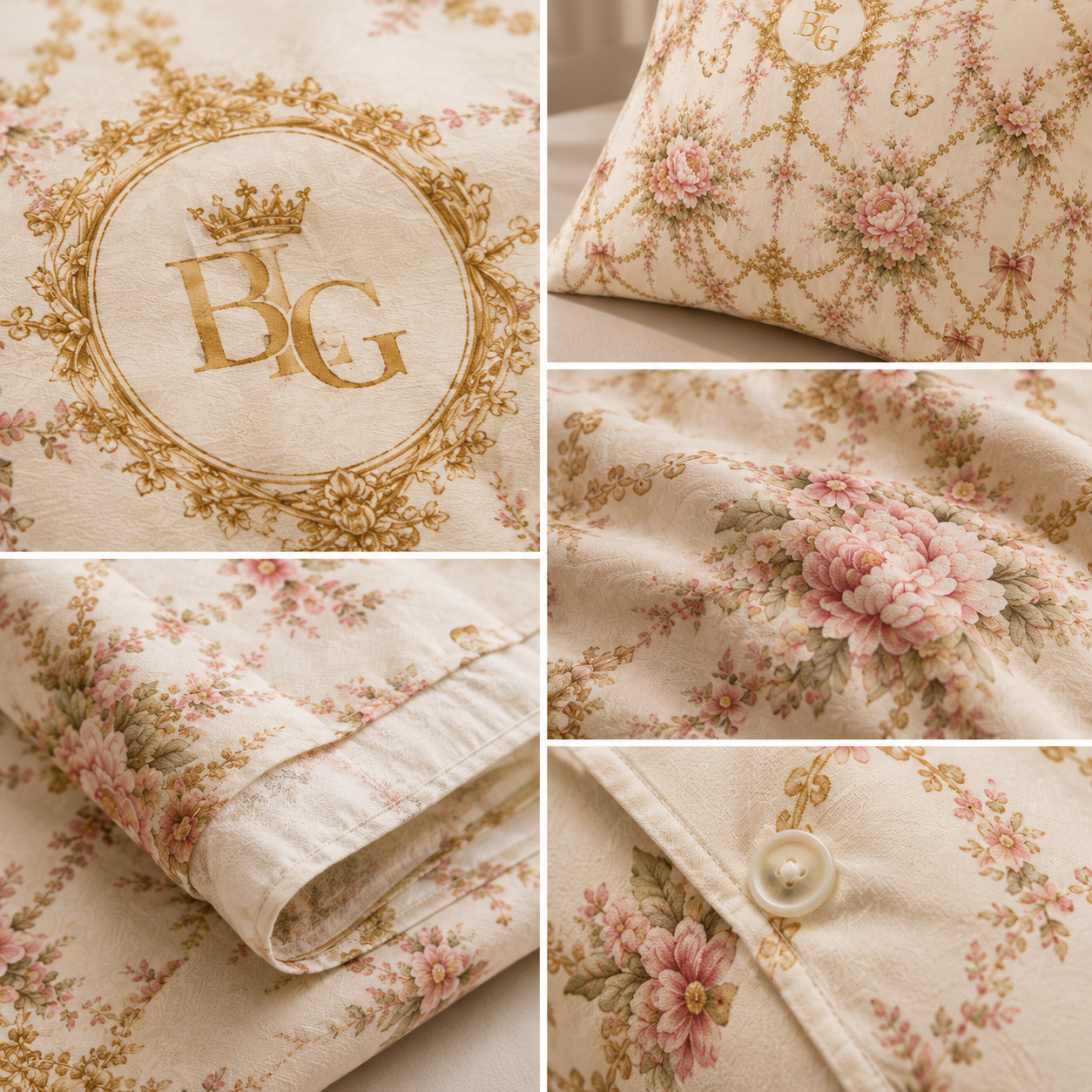 Le Jardin Impérial Cotton Bed Set – Product Image