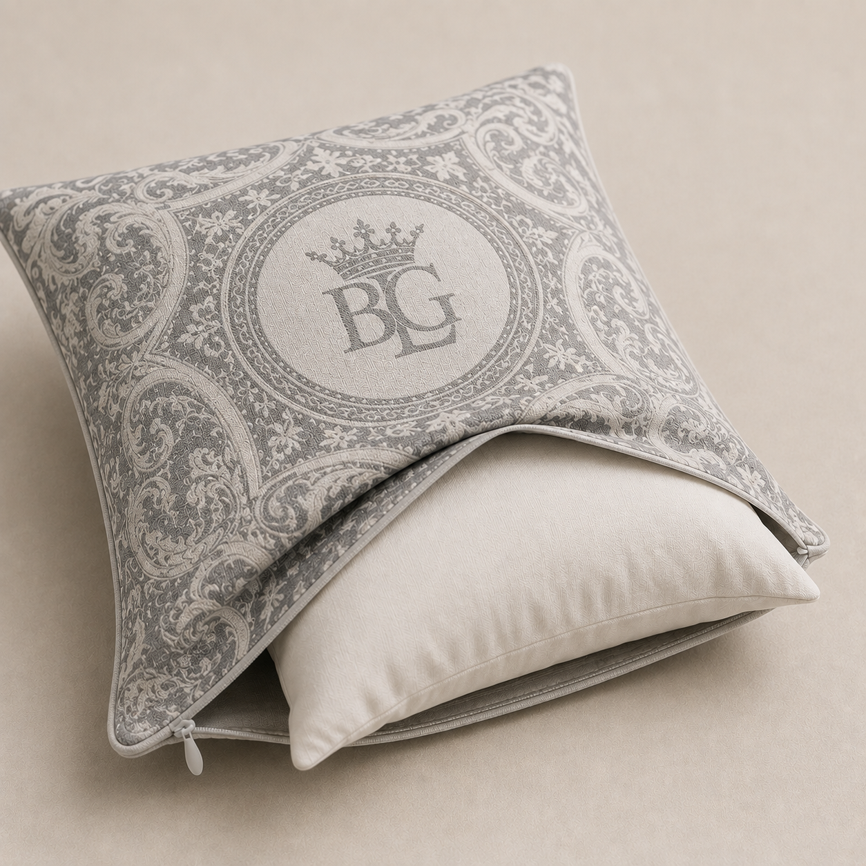 BLG Signature Throw case l Throw Pillow Cover – Product Image