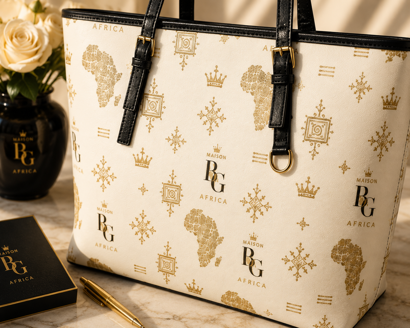 Maison BLG Africa Grand Cabas Tote – Movement & Silhouette