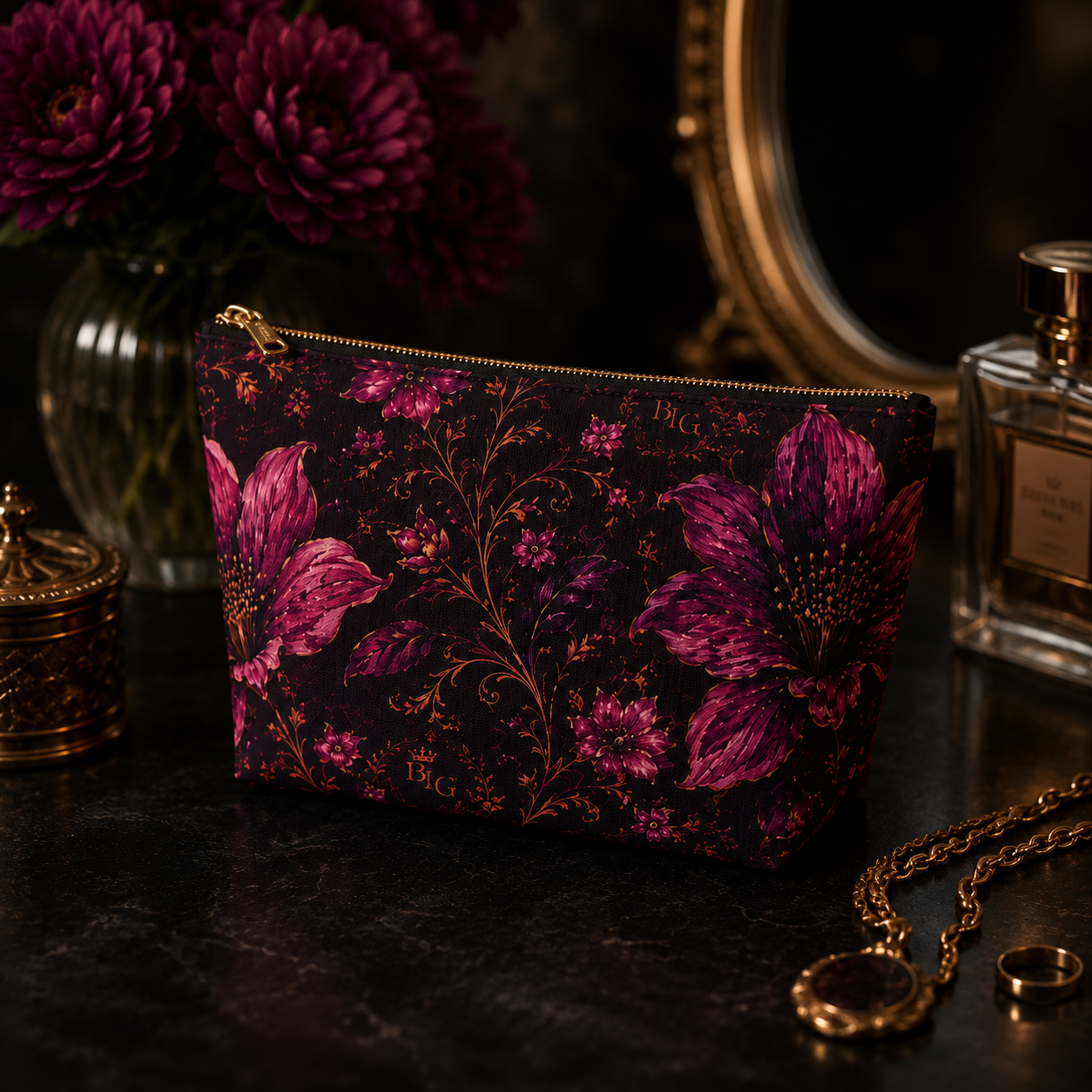 Le Jardin Secret Beauty  Pouch | Maison BLG Signature Essentials – Editorial Lifestyle
