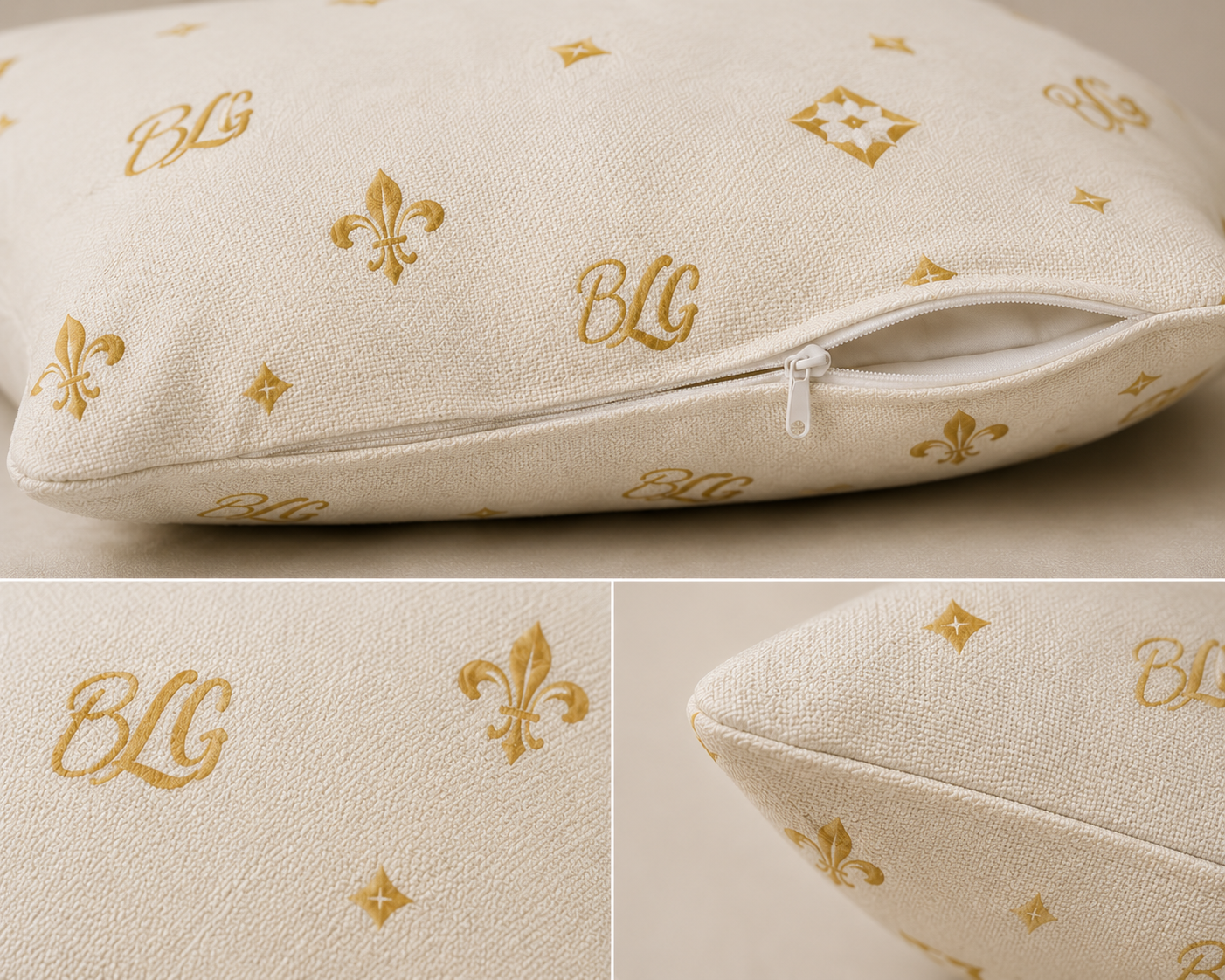 BLG Signature Throw case l Throw Pillow Cover – Movement & Silhouette