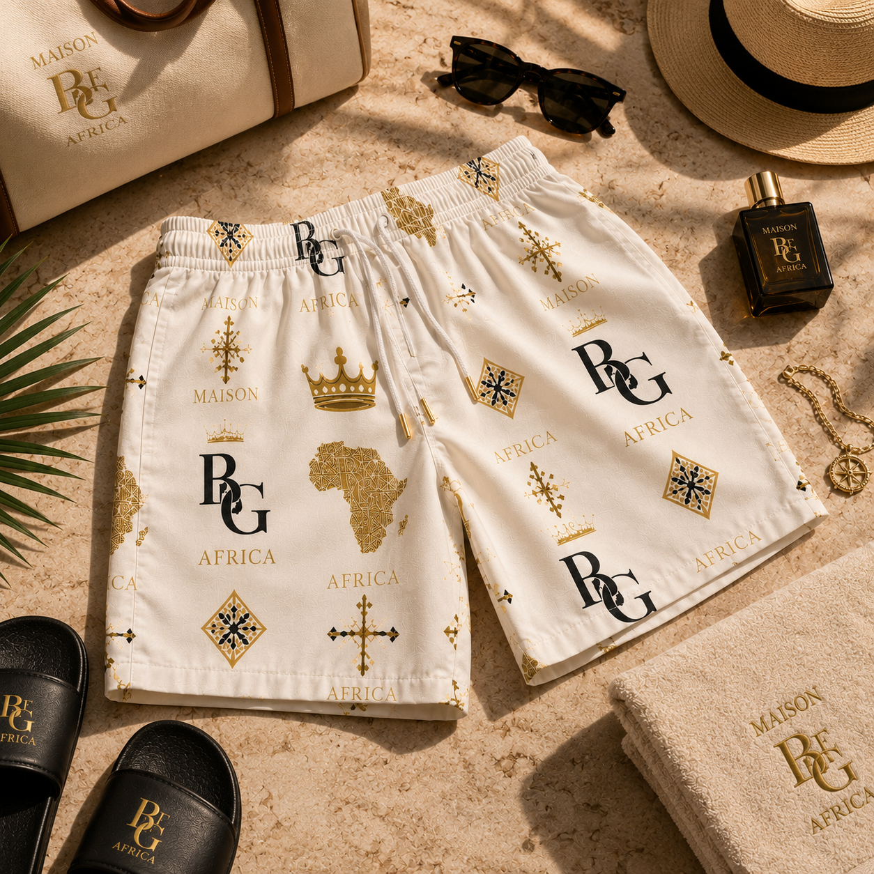African Crown Pattern Resort Wear| Maison BLG Africa  – Movement & Silhouette