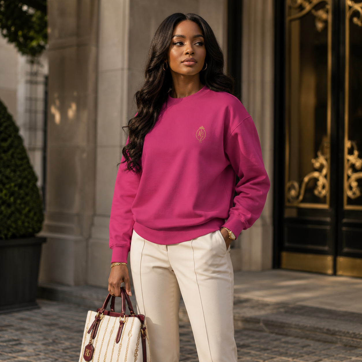 BLG Shiloutte Signature Crown sweatshirt