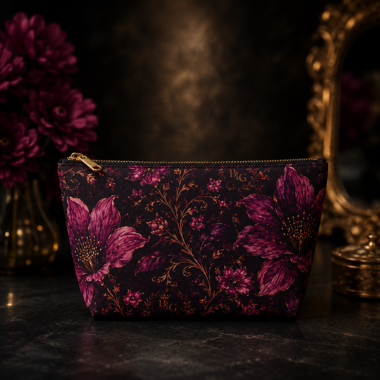 Le Jardin Secret Beauty  Pouch | Maison BLG Signature Essentials